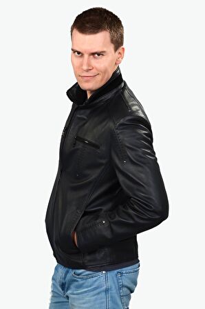 Tirex Siyah Deri Ceket