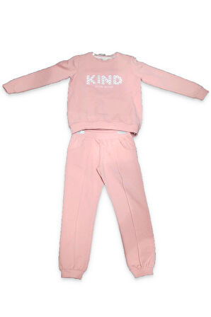 Kız Çocuk Baskılı Eşofman Takımı