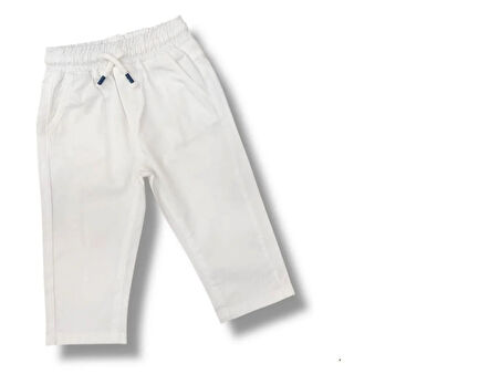 Erkek Bebek Beyaz Pantolon CE50021