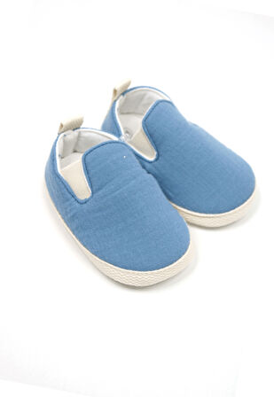 Müslin Kısa Bebek Patiği