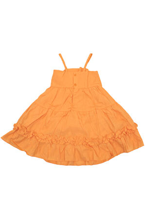 Çikoby Kız Çocuk Askılı Çocuk Elbise