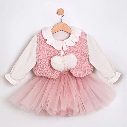 Kız Bebek 3'lü Sugar Takım CMN-3766