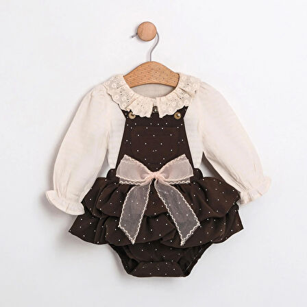 Kız Bebek Chocolette 2'li Takım CMN-3736