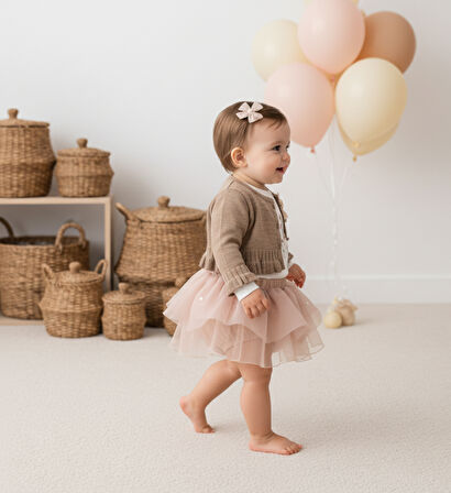 Kız Bebek Alessi 3'lü Takım CMN-3730