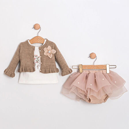 Kız Bebek Alessi 3'lü Takım CMN-3730