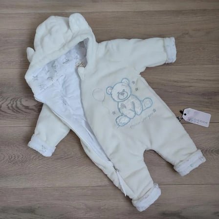 Erkek Bebek Ayılı Soft Uyku Tulum ANB-2130