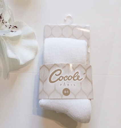 Kız Bebek Düz Külotlu Çorap COL-6001-1