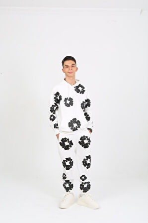 Çocuk Kapşonlu Eşofman Takımı MRN-2077