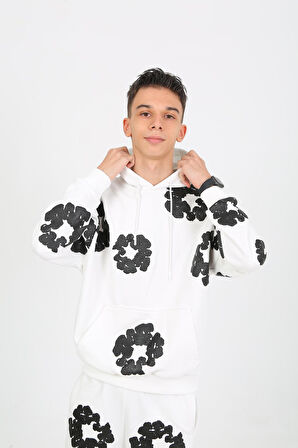 Çocuk Kapşonlu Eşofman Takımı MRN-2077