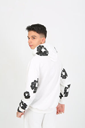 Çocuk Kapşonlu Eşofman Takımı MRN-2077