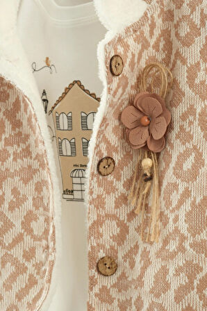 Kız Bebek Etekli Kilotlu Çoraplı Takım NBK-963