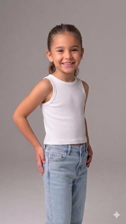 Kız Çocuk Crop Kaşkorse WRG-4685