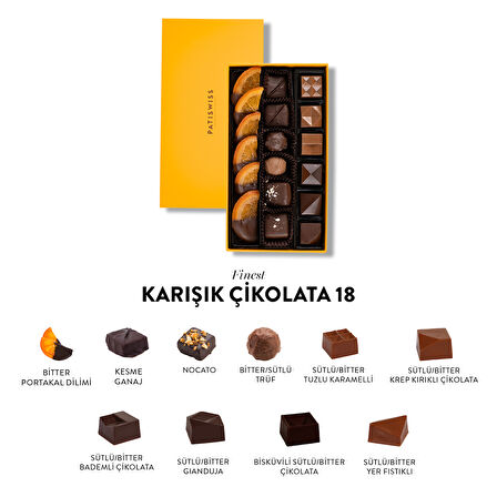 Finest Karışık Çikolata, 18 Adet