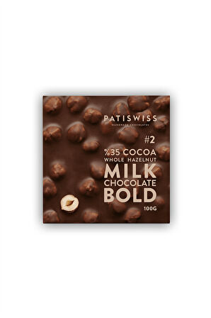 Bold Tüm Fındıklı Sütlü Tablet, 100G