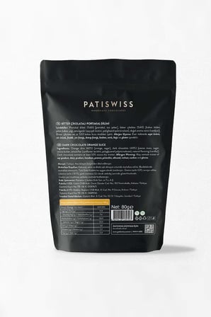 Bitter Çikolatalı Yarım Kaplı Portakal Dilimi 80G X 3 Adet
