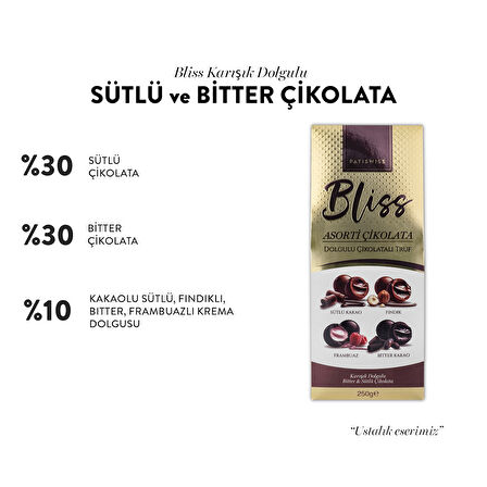 Bliss Karışık Dolgulu Çikolata, 250G