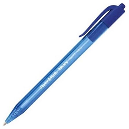 PAPER MATE INKJOY 100 RT BASMALI TÜKENMEZ KALEM MAVİ