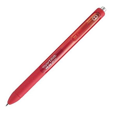 Paper Mate İnkjoy Gel Üstten Basmalı Jel Kalem Kırmızı   12'li Paket / Paper Mate