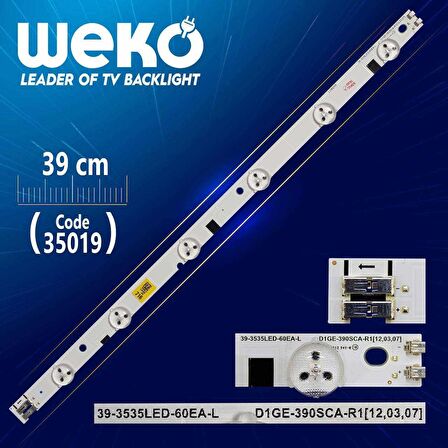 39-3535LED-60EA-L - D1GE-390SCA-R1 - 39 CM 6 LEDLİ (WK-804)