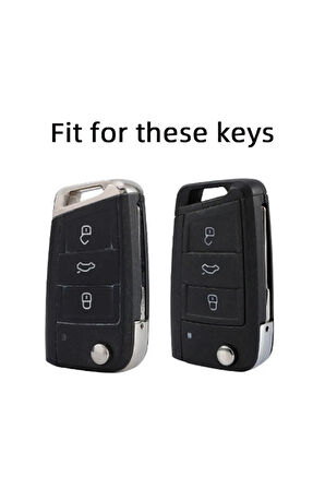 Seat Ateca Gold Anahtar Kılıfı Siyah Renk