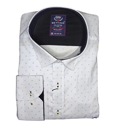 Erkek Büyük Beden 117-130 Kilo Arası İçin Uygun Likralı Uzun Kol Gömlek