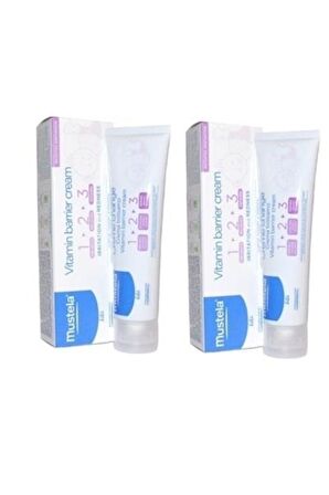 Mustela Vitamin Barrier Pişik Kremi 100 Gr 2 Adet