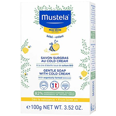 Mustela Yüz Ve Vücut İçin Cold Cream İçeren Sabun 100 Gr