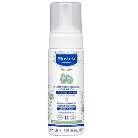 Mustela Yenidoğan Konak İçin Köpük Şampuanı 150 ml