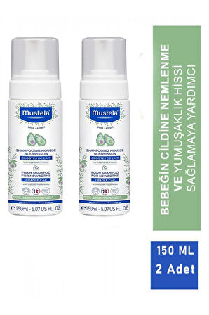 Mustela Yenidoğan Köpük Şampuanı 150 ml 2 Adet