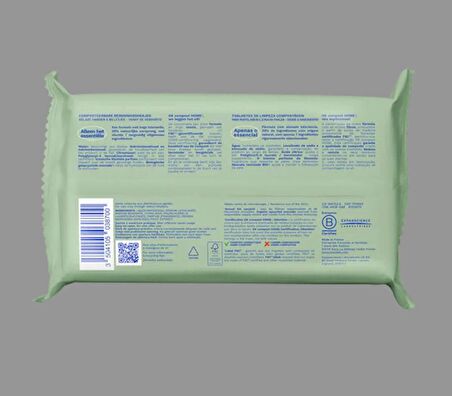 Mustela Compost Cleansing Wipes Kompost Edilebilir Islak Mendil 60 Yaprak