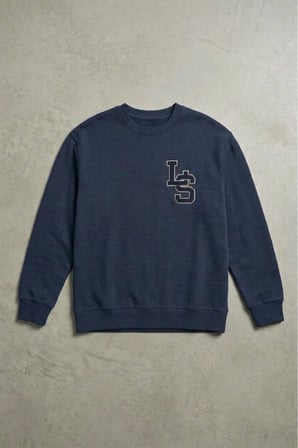 Erkek standart fit Yuvarlak Yaka Sweatshirt - Günlük & Streetwear kLacivert / S
