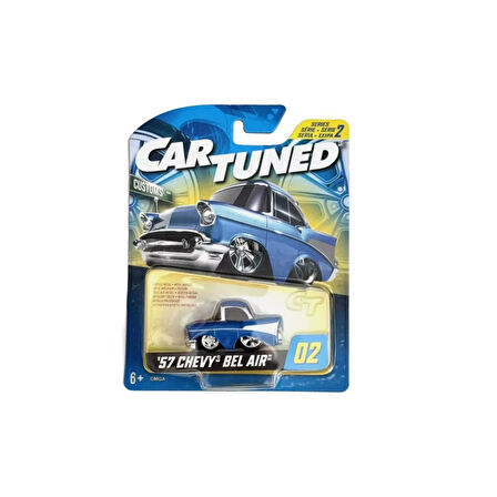 CarTuned S2 1957 Chevy Bel Air Mavi Custom Araba 529699