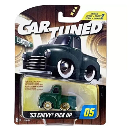 CarTuned S2 1953 Chevy Pickup Yeşil Klasik Araba 530121