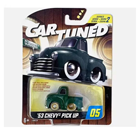 CarTuned S2 1953 Chevy Pickup Yeşil Klasik Araba 530121