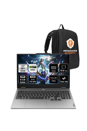 LOQ 15IRX10 i7 13650HX 8GB 4TB+4TB SSD RTX5060/8GB 100W 15.6" FHD 144Hz FDOS Gaming Laptop