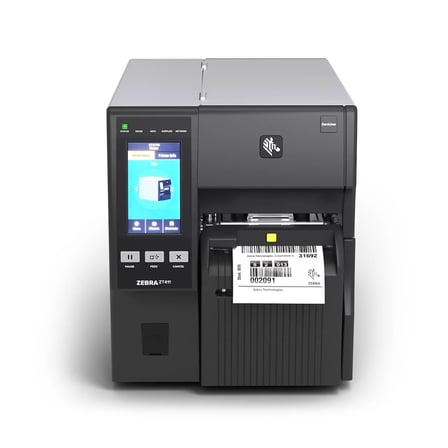 ZEBRA Direkt Termal Taşıyıcısız Kaplamasız Linerless Barkod Etiket Yazıcı ZT411 - 12 dot/mm (300 Dpi ) Serial, USB, Ethernet, Bluetooth 4.1/MFi, USB Host, Linerless Cutter, EZPL Model No: ZT41143-D9E0000Z