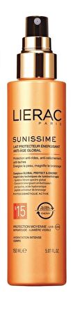 Lierac Sunissime 15 Faktör Yaşlanma Karşıtı Tüm Cilt Tipleri İçin Renksiz Yüz Güneş Koruyucu Sprey 150 ml