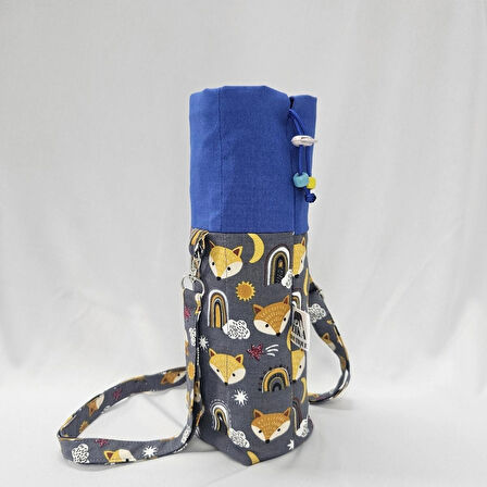 Tilki Desenli Matara Çantası