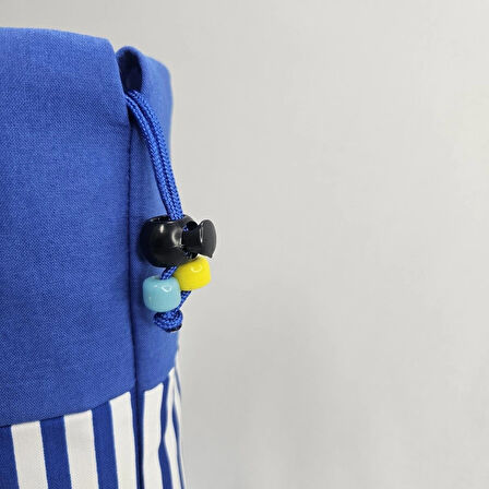 Mavi Beyaz Matara Çantası