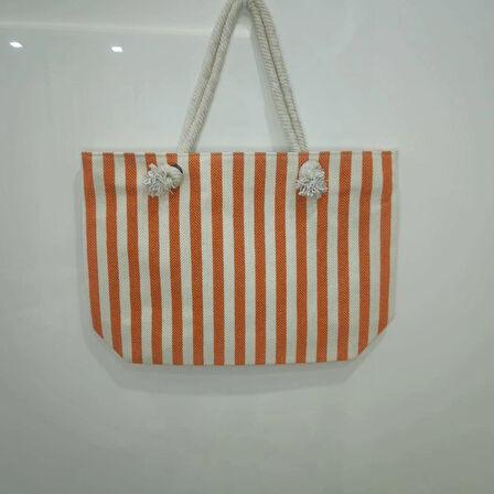 Balık Desenli Plaj Çantası