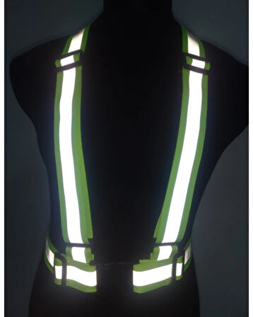 GTEM Yüksek Görünümlü Reflektörlü Pratik Şerit Ikaz Yeleği Düz