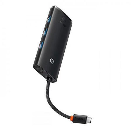 Baseus 20CM 100W 5 Port Type-C Dönüştürücü Çevirici HUB 500 MB/sn Veri Aktarım 4K HDMİ Tak Çalıştır