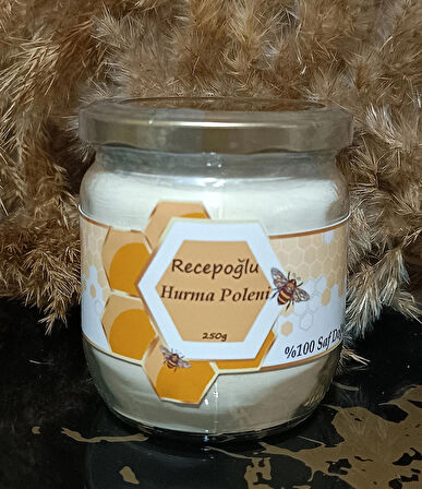 Saf Katkısız Hurma Poleni Cam Kavanoz 250 gr