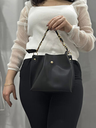 Siyah cilt zrm çanta