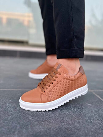 KB-DX2 Kuback Taba Deri Günlük Erkek Ayakkabı