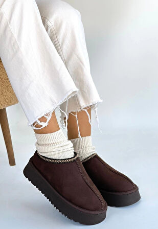 Foyk Kahverengi Süet Bot