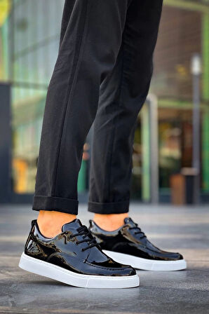 KB-X5 Kuback Siyah Rugan Günlük Erkek Ayakkabı