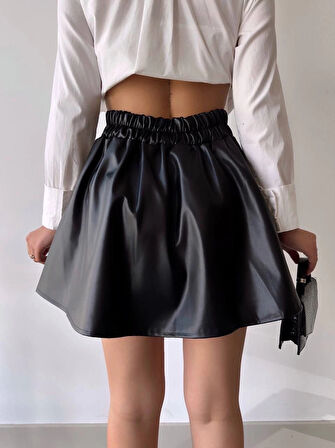 Kısa deri çan etek h26599