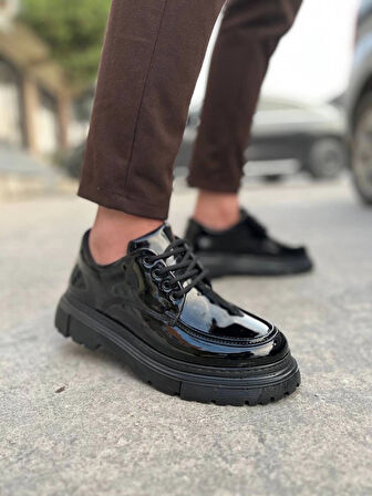 KB-X6 Kuback Kömür Rugan Günlük Erkek Ayakkabı