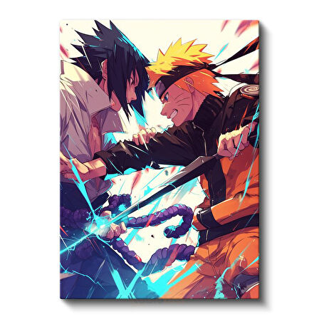 Efsanevi Düello - Ninja Savaşçıları Anime Kanvas Tablo